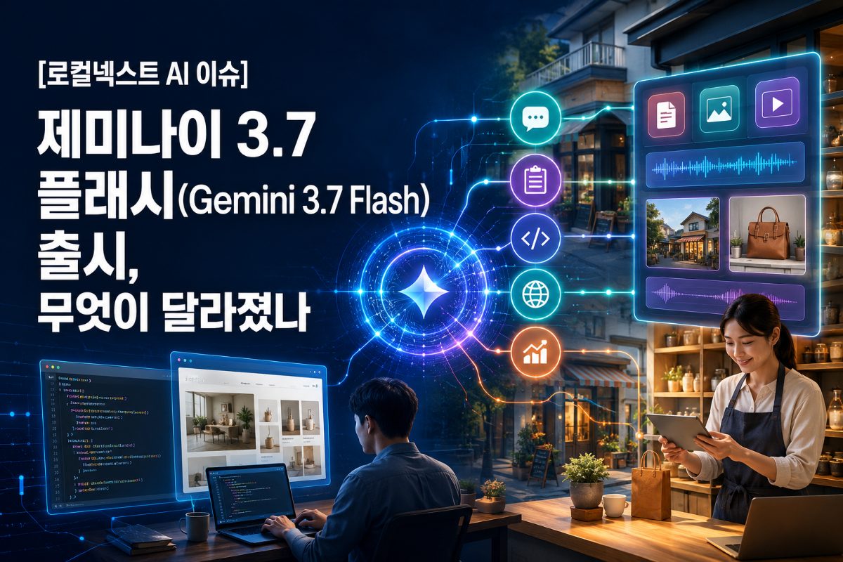 [로컬넥스트 AI 이슈] 제미나이 3.7 플래시(Gemini 3.7 Flash) 출시, 무엇이 달라졌나 대표 이미지