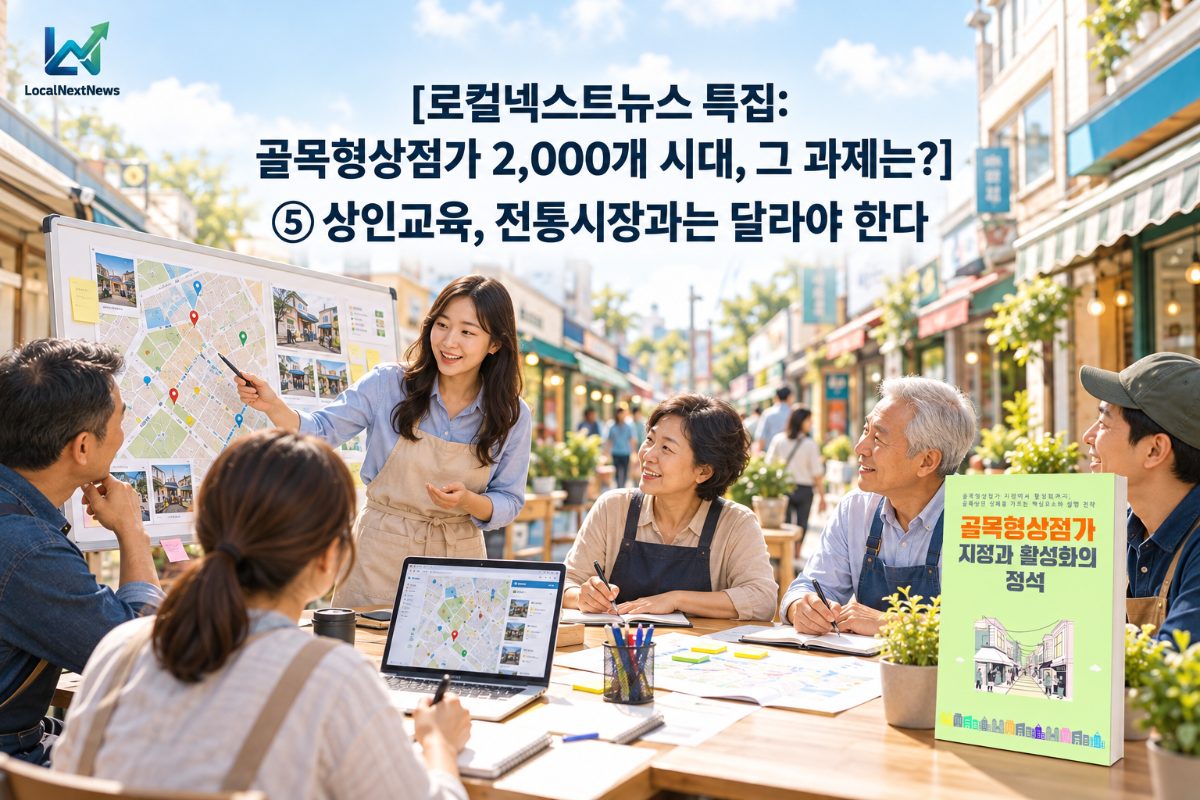 [로컬넥스트뉴스 특집: 골목형상점가 2,000개 시대, 그 과제는?] ⑤ 상인교육, 전통시장과는 달라야 한다 대표 이미지