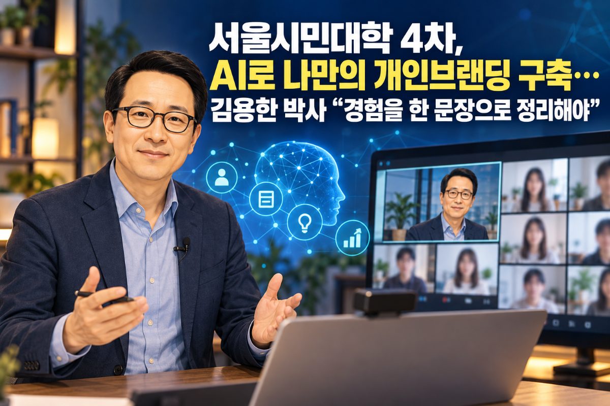 서울시민대학 4차, AI로 나만의 개인브랜딩 구축…김용한 박사 “경험을 한 문장으로 정리해야” 대표 이미지