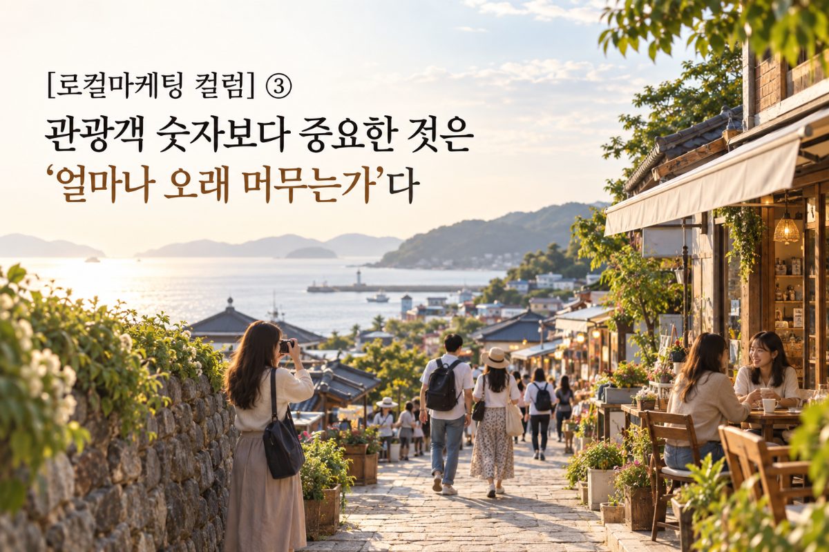 [로컬마케팅 컬럼] ③ 관광객 숫자보다 중요한 것은 ‘얼마나 오래 머무는가’다 대표 이미지