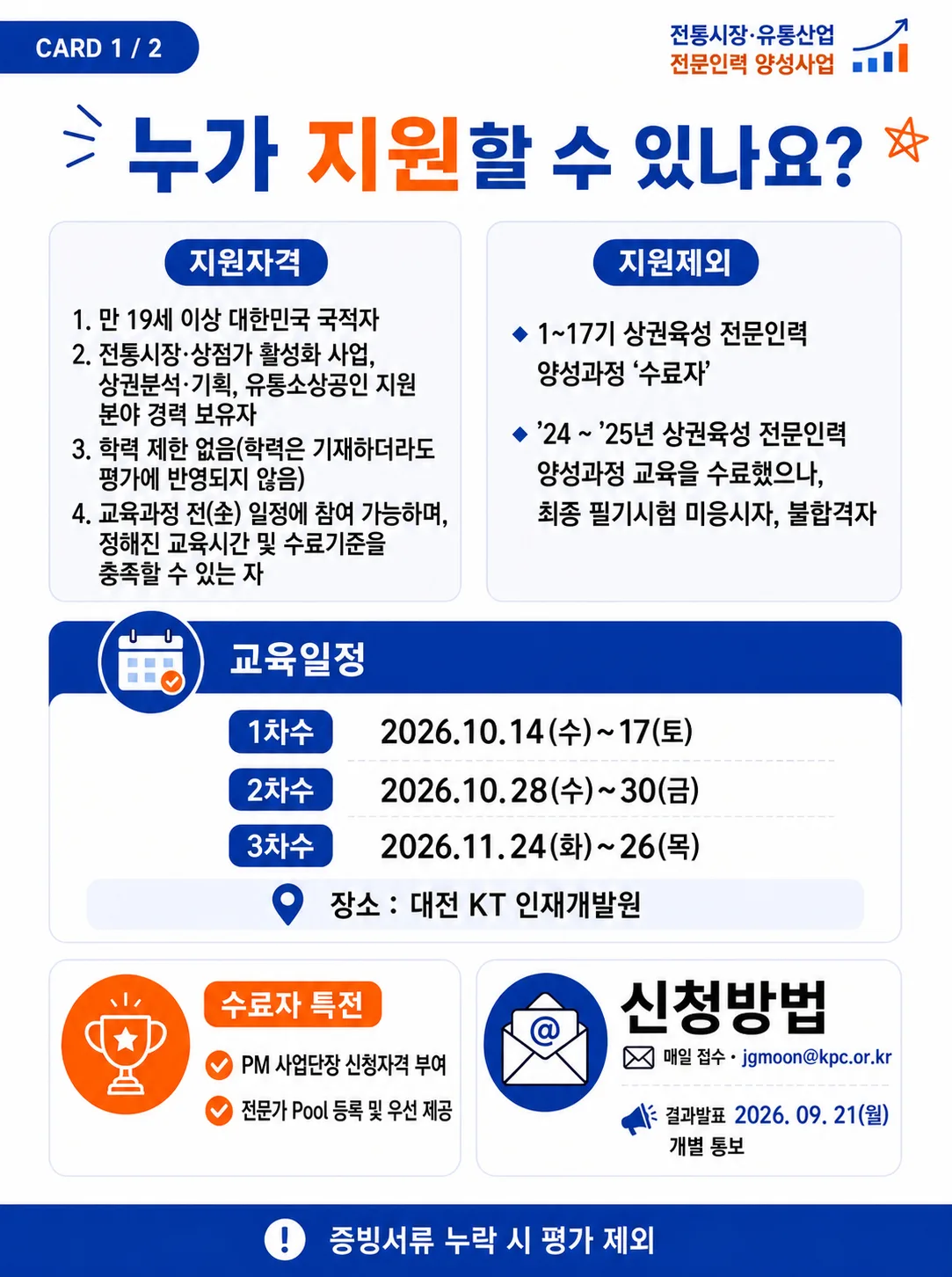 “상권을 바꾸는 것은 결국 사람”…2026 상권육성 전문인력 PM 18기 모집