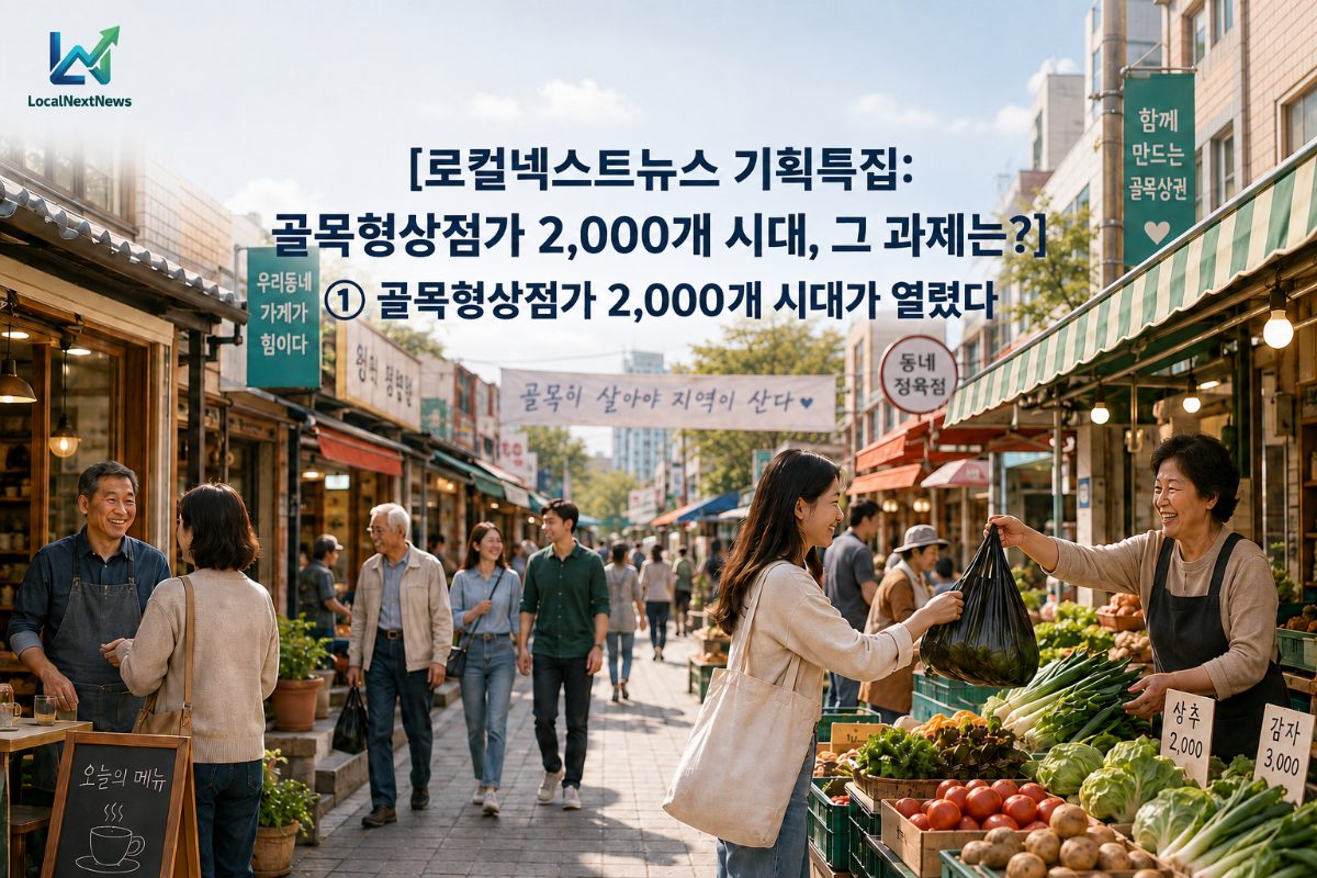 [로컬넥스트뉴스 기획 특집: 골목형상점가 2,000개 시대, 그 과제는?] ① 골목형상점가 2,000개 시대가 열렸다 대표 이미지