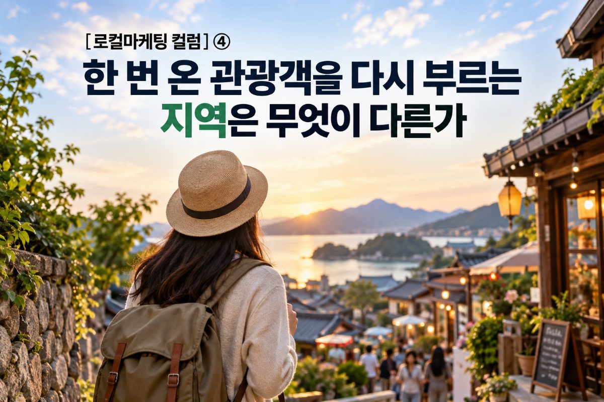 [로컬마케팅 컬럼] ④ 한 번 온 관광객을 다시 부르는 지역은 무엇이 다른가 대표 이미지