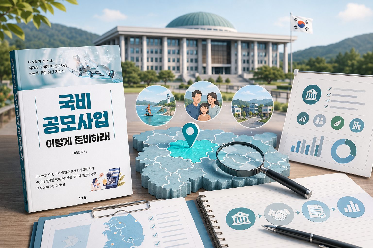 【김용한의 국비공모 인사이트】(1)지자체 국비공모 성공적인 선정과 성과창출, 왜 전략적 준비가 필요한가? 대표 이미지