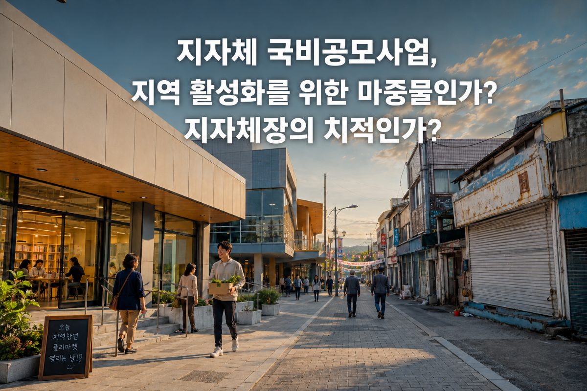 지자체 국비공모사업, 지역 활성화를 위한 마중물인가?, 지자체장의 치적인가? 대표 이미지