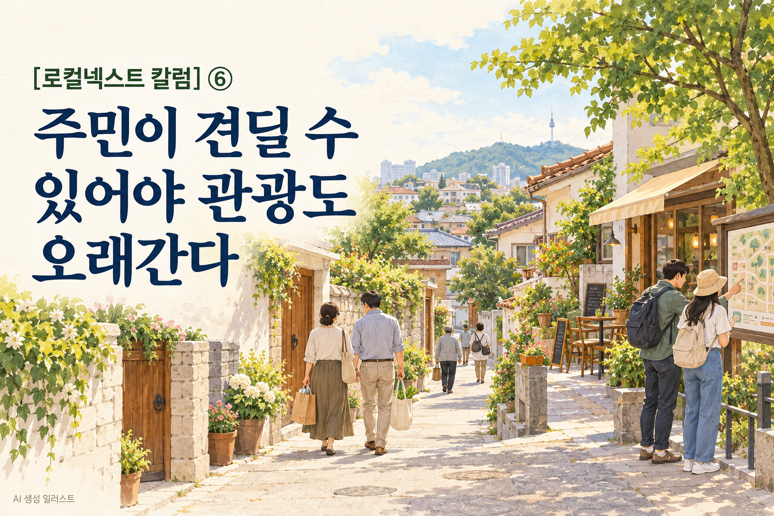 [로컬넥스트 칼럼] ⑥ 주민이 견딜 수 있어야 관광도 오래간다 대표 이미지