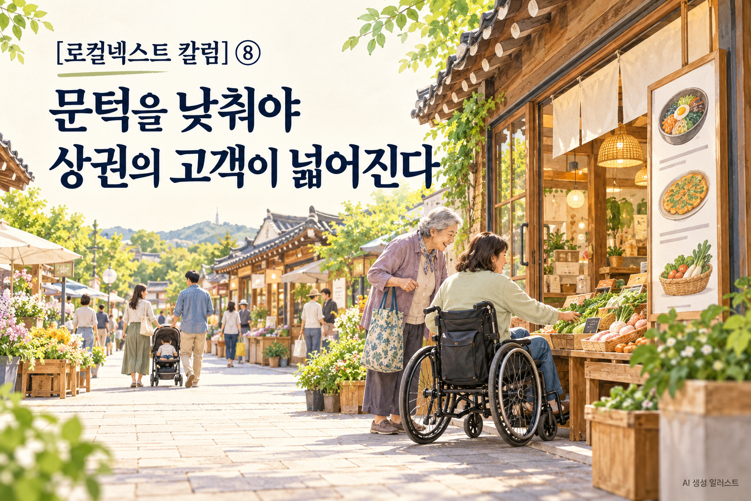 [로컬넥스트 칼럼] ⑧ 문턱을 낮춰야 상권의 고객이 넓어진다 대표 이미지