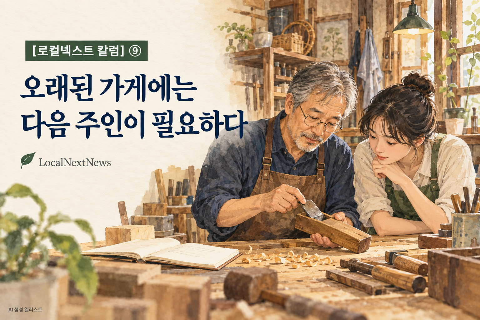 [로컬넥스트 칼럼] ⑨ 오래된 가게에는 다음 주인이 필요하다 대표 이미지