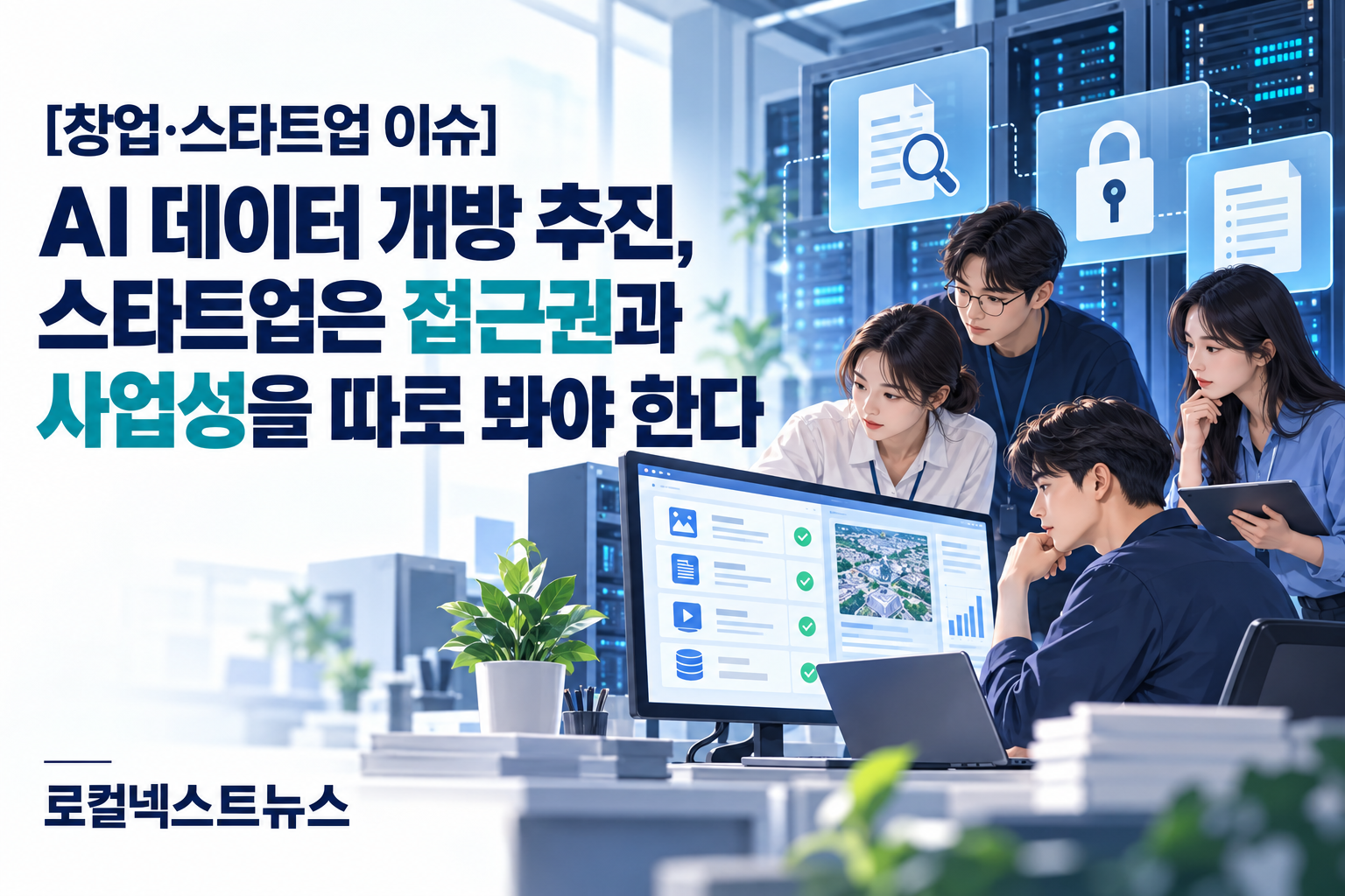 [창업·스타트업 이슈] AI 데이터 개방 추진, 스타트업은 접근권과 사업성을 따로 봐야 한다 대표 이미지