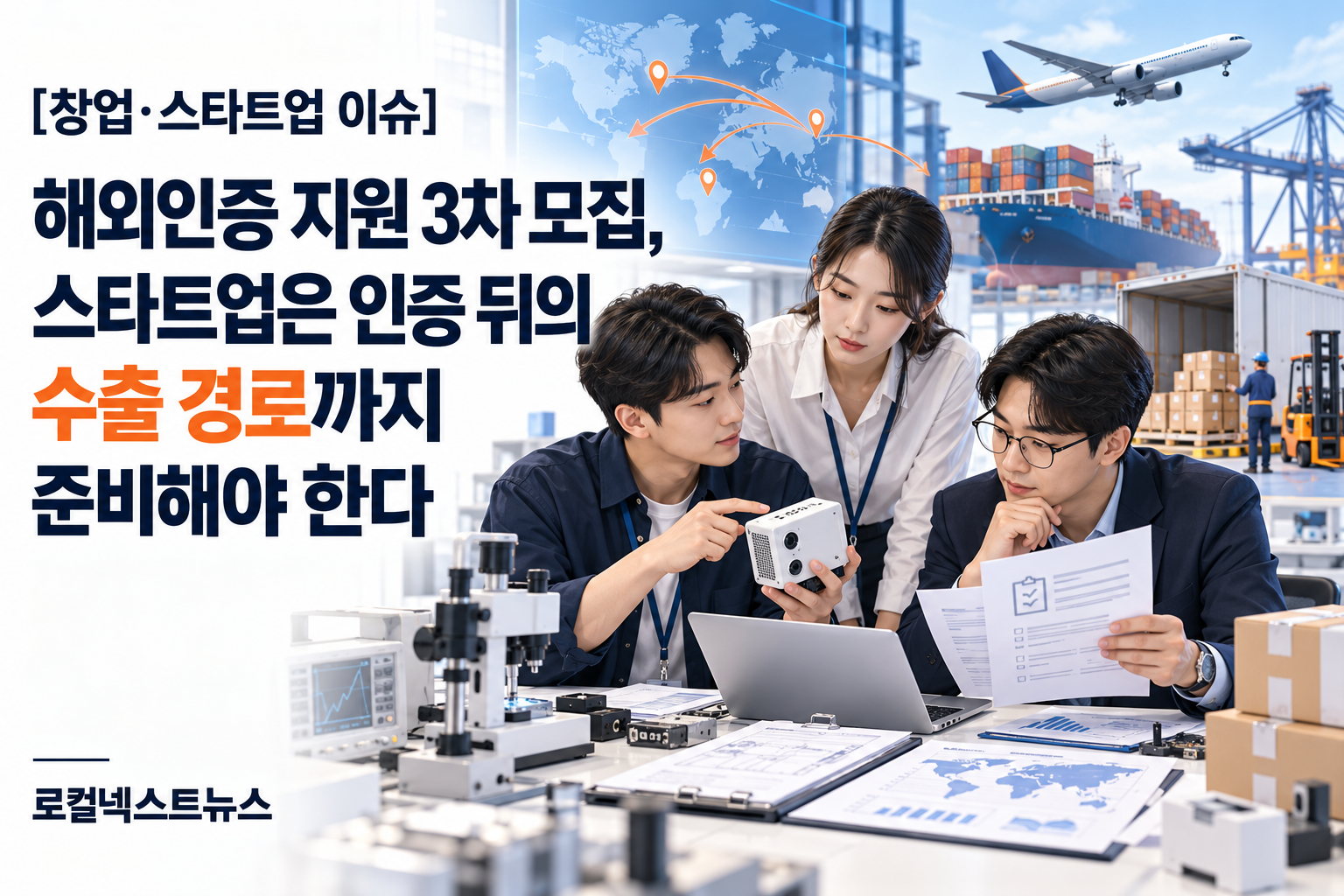 [창업·스타트업 이슈] 해외인증 지원 3차 모집, 스타트업은 인증 뒤의 수출 경로까지 준비해야 한다 대표 이미지