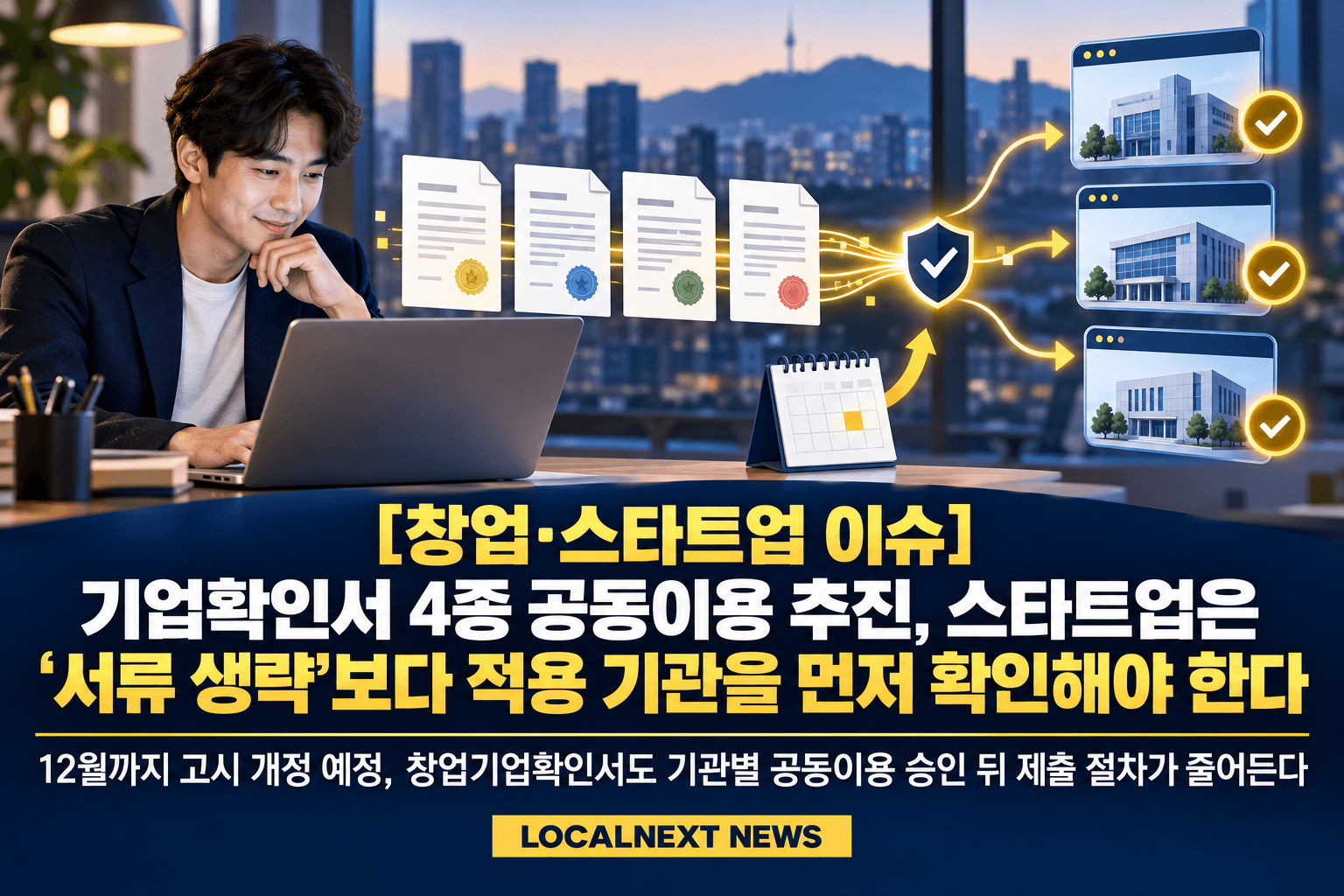 [창업·스타트업 이슈] 기업확인서 4종 공동이용 추진, 스타트업은 ‘서류 생략’보다 적용 기관을 먼저 확인해야 한다