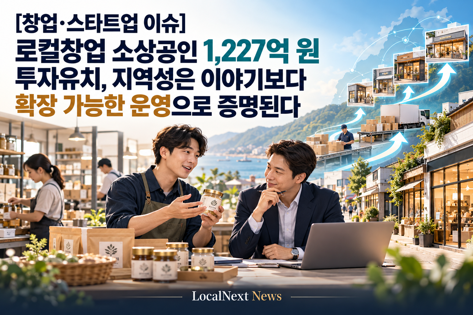 [창업·스타트업 이슈] 로컬창업 소상공인 1,227억 원 투자유치, 지역성은 이야기보다 확장 가능한 운영으로 증명된다 대표 이미지