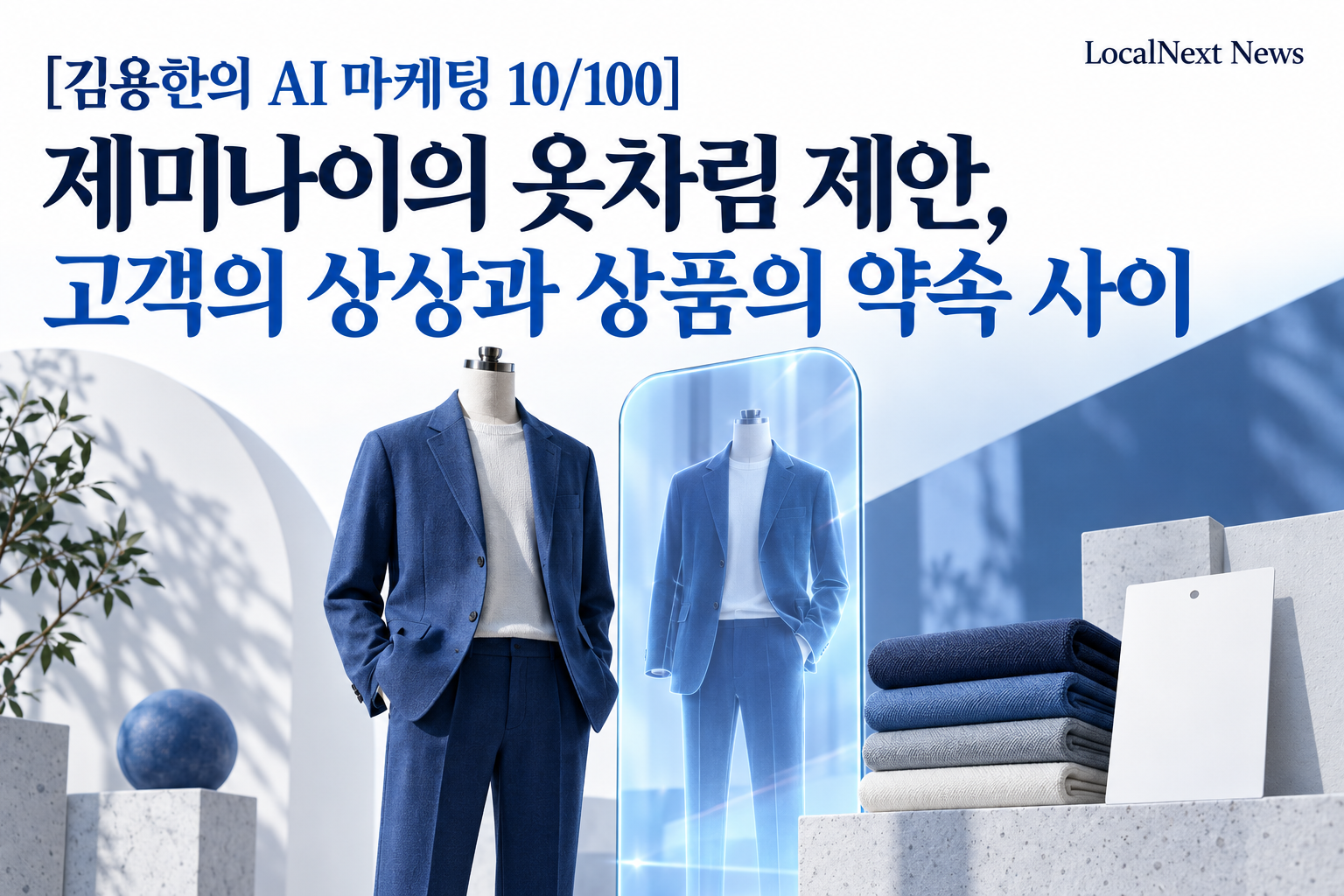 [김용한의 AI 마케팅 10/100] 제미나이의 옷차림 제안, 고객의 상상과 상품의 약속 사이 대표 이미지