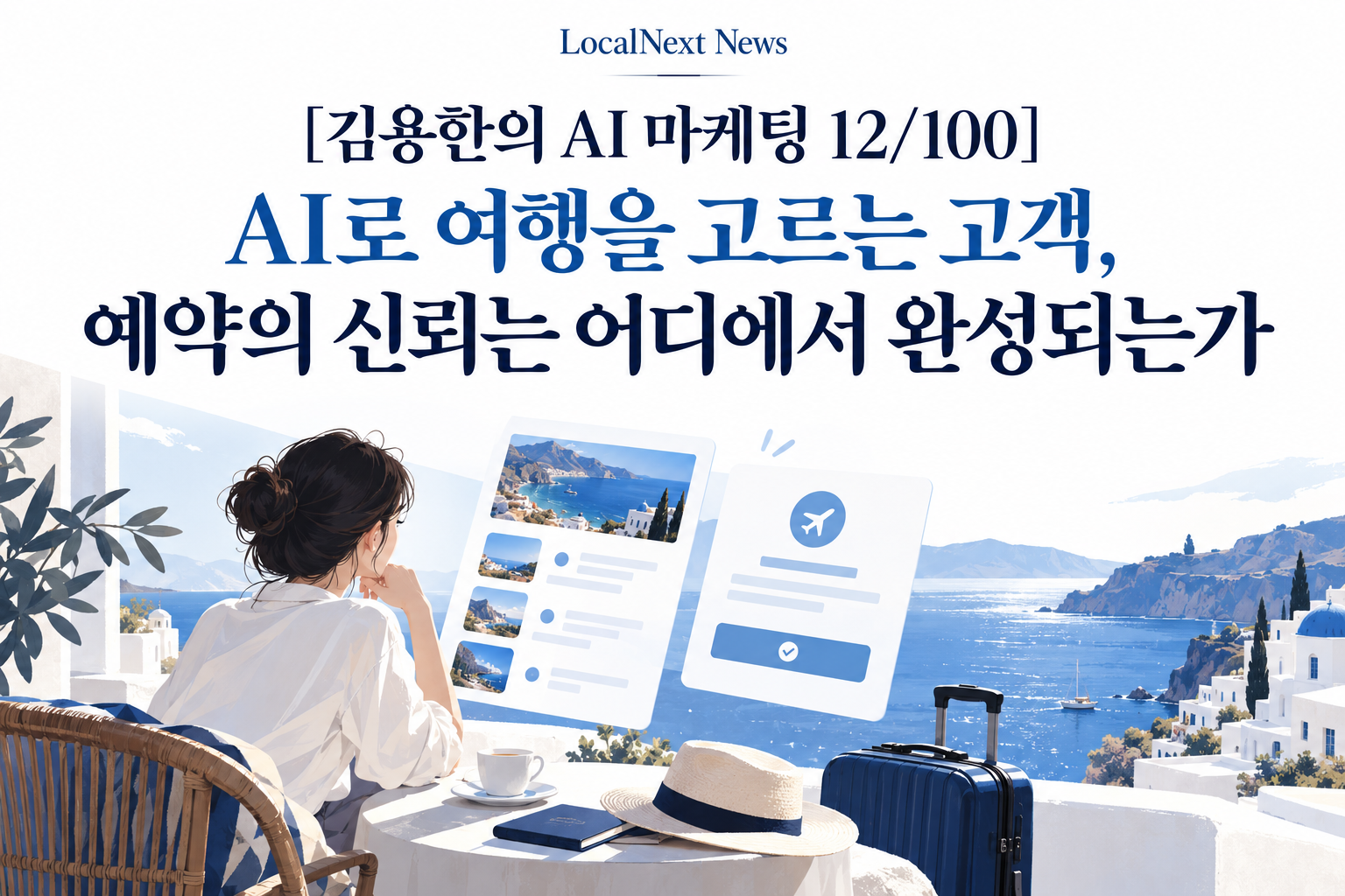 [김용한의 AI 마케팅 12/100] AI로 여행을 고르는 고객, 예약의 신뢰는 어디에서 완성되는가 대표 이미지