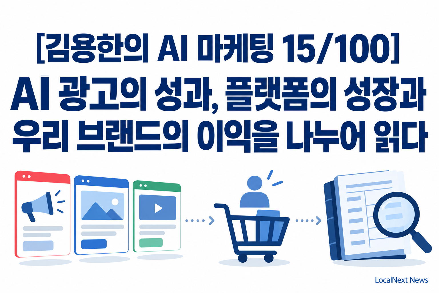 [김용한의 AI 마케팅 15/100] AI 광고의 성과, 플랫폼의 성장과 우리 브랜드의 이익을 나누어 읽다 대표 이미지