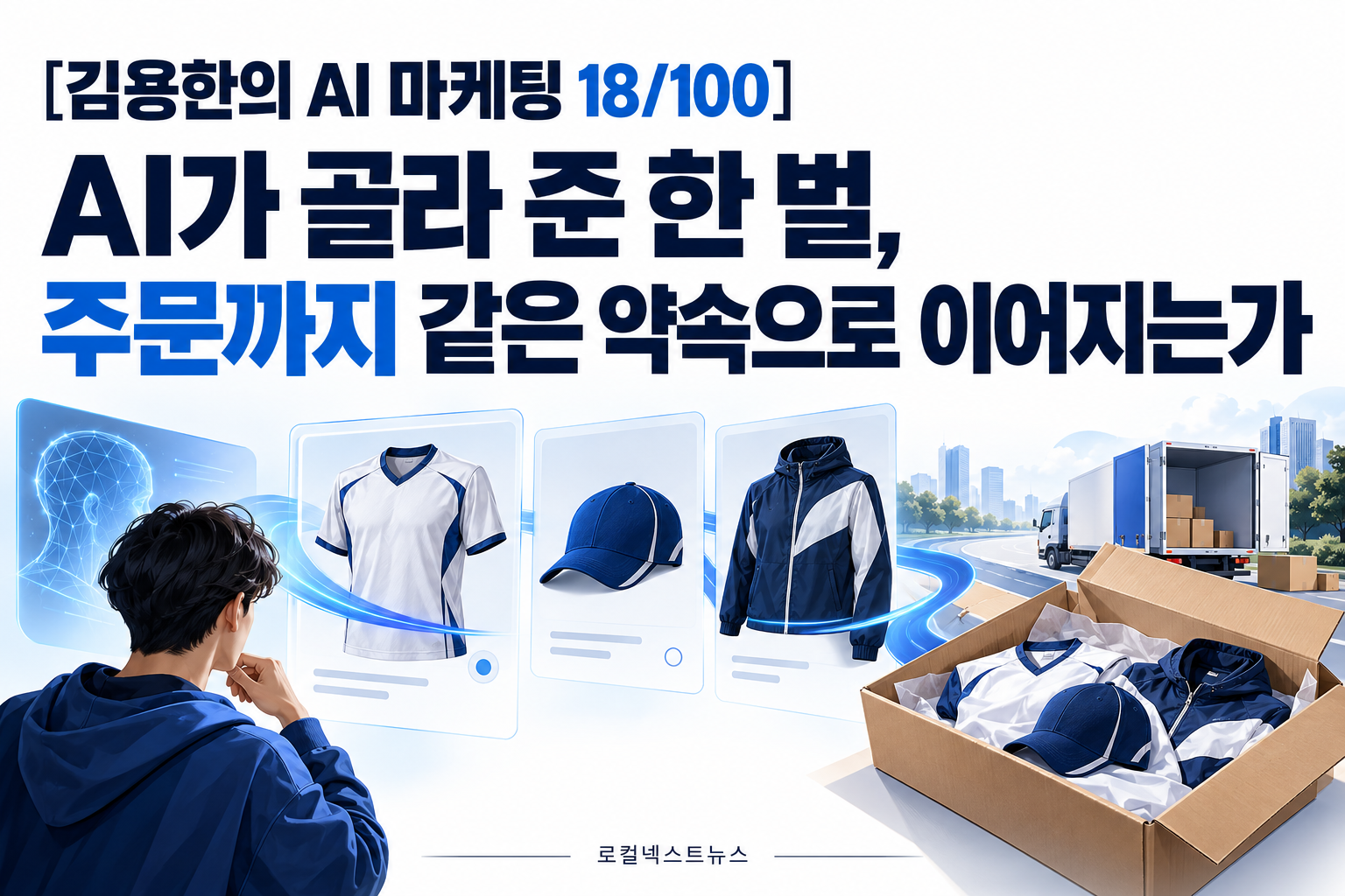 [김용한의 AI 마케팅 18/100] AI가 골라 준 한 벌, 주문까지 같은 약속으로 이어지는가