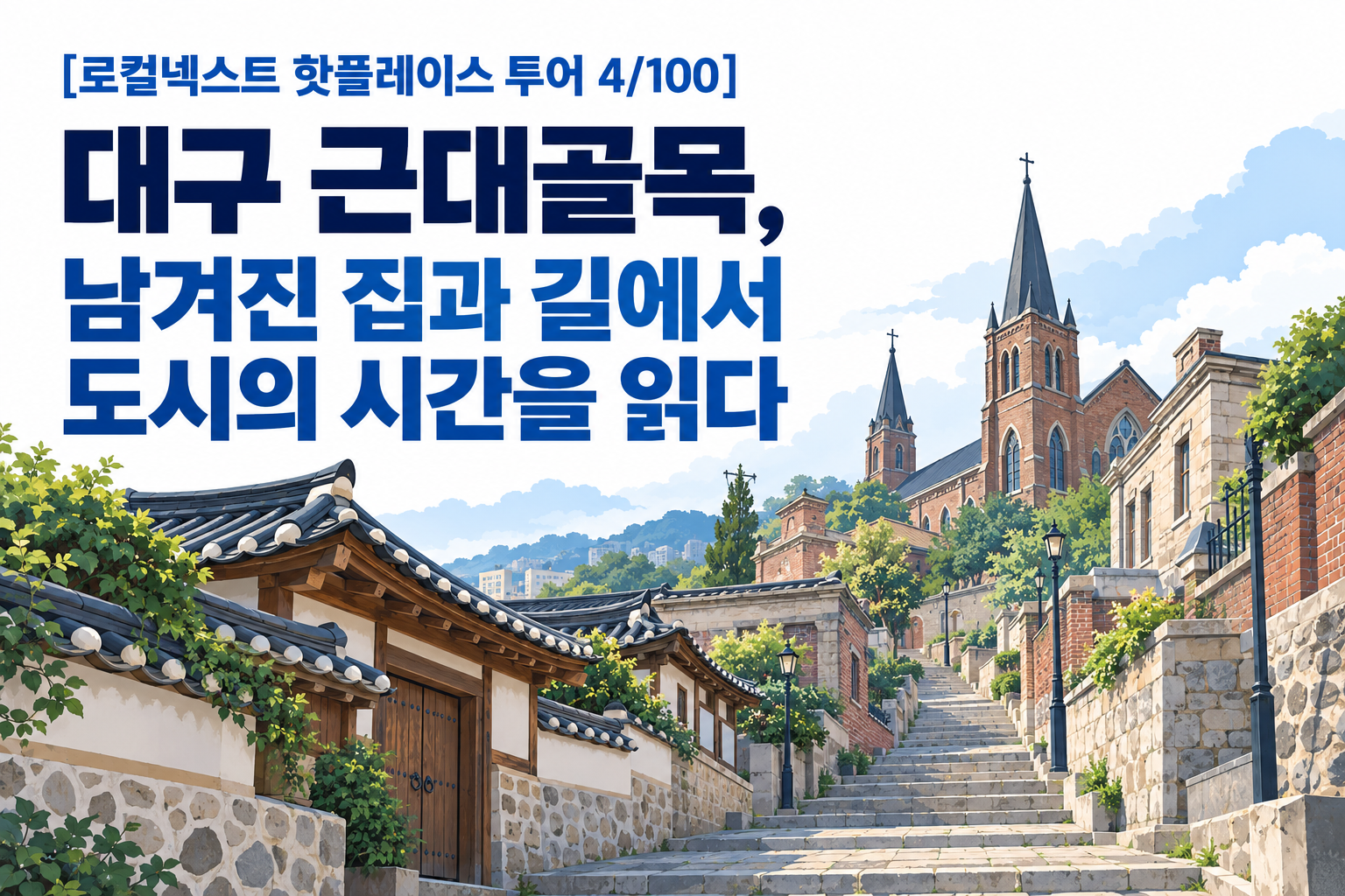 [로컬넥스트 핫플레이스 투어 4/100] 대구 근대골목, 남겨진 집과 길에서 도시의 시간을 읽다 대표 이미지